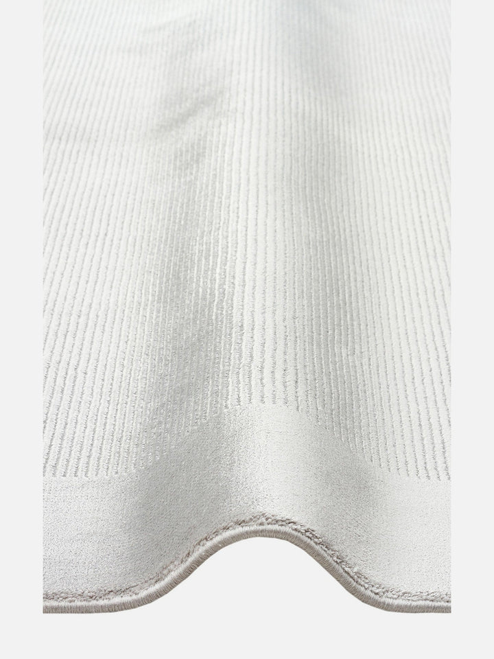 Montenegro Viskon Karışımlı Sade Desenli Sık Dokuma Oturma Odası Salon Koridor Modern Halı 02 GREY - Carpetdocia