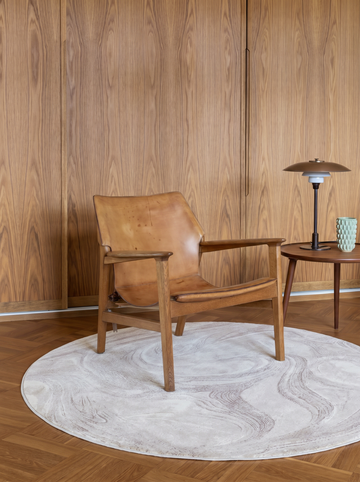 Monza Art Geometrik Desenli Modern Salon Halısı 04 CREAM Q mekan görünümü 1