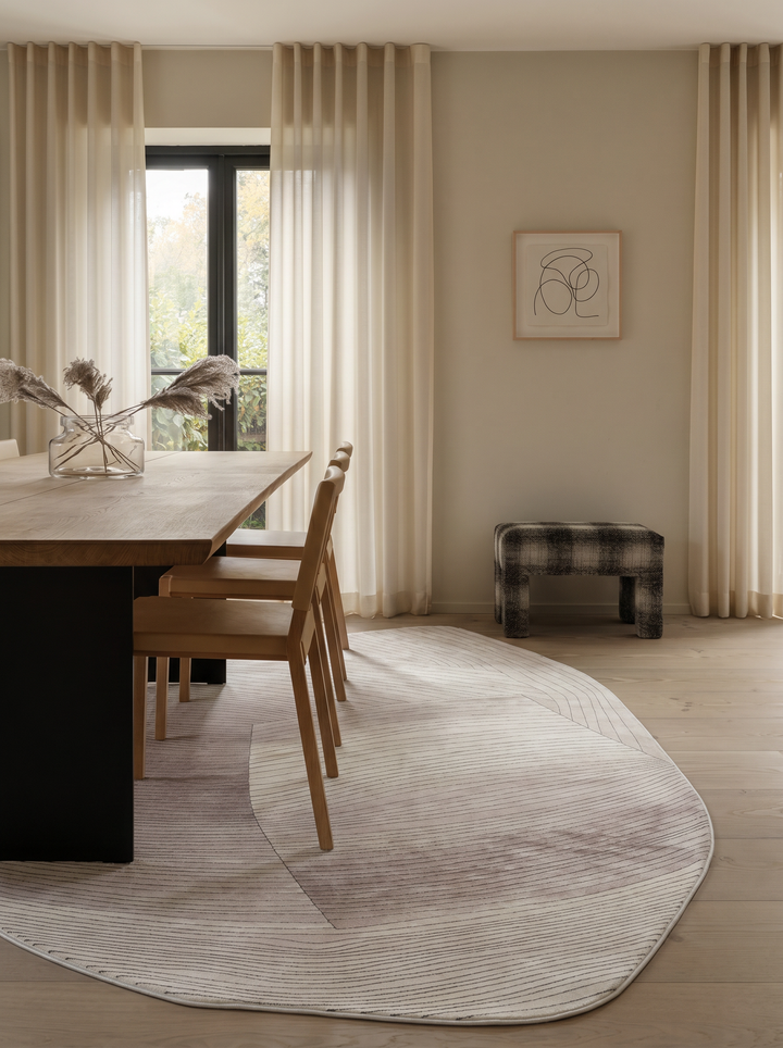Monza Art Geometrik Desenli Modern Salon Halısı 07 CREAM GREY mekan görünümü 2