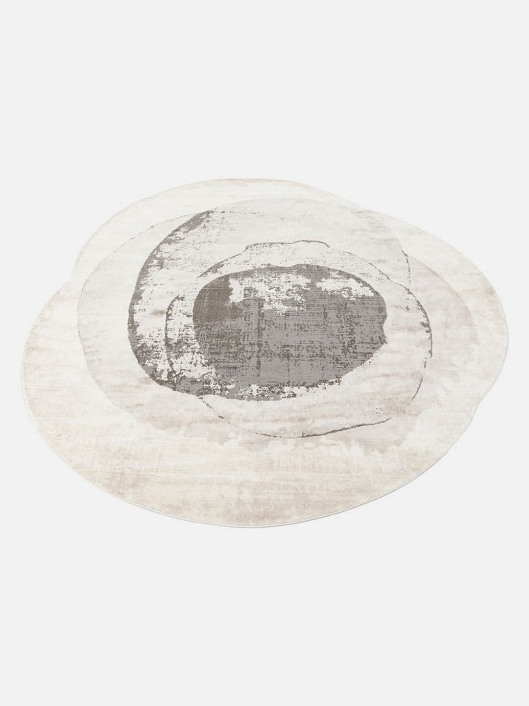 Monza Art Geometrik Desenli Yüksek Kalite Sık Dokuma Parlak Modern Salon Halısı 02 CREAM GREY Q - Carpetdocia