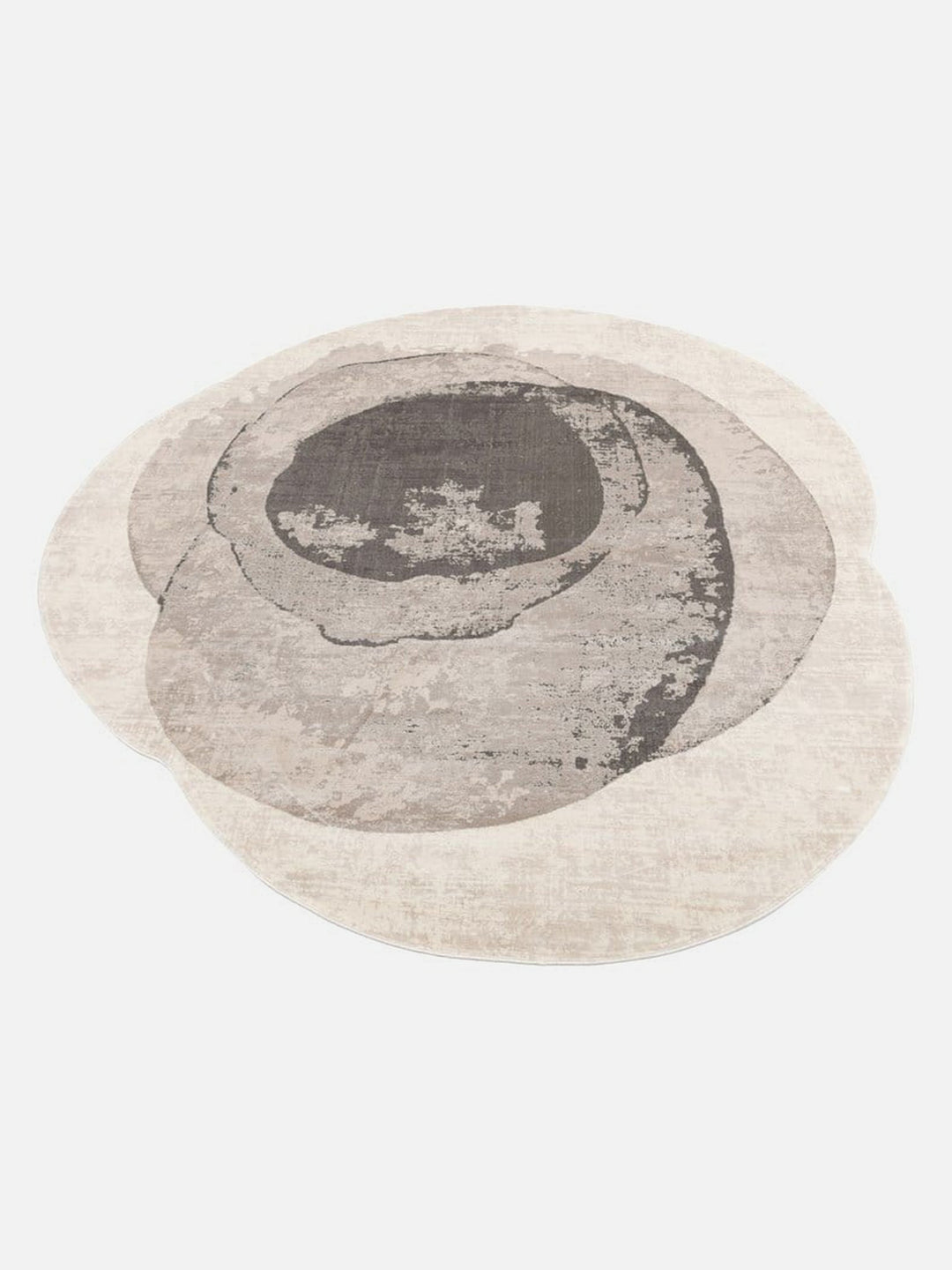 Monza Art Geometrik Desenli Yüksek Kalite Sık Dokuma Parlak Modern Salon Halısı 02 CREAM GREY Q - Carpetdocia