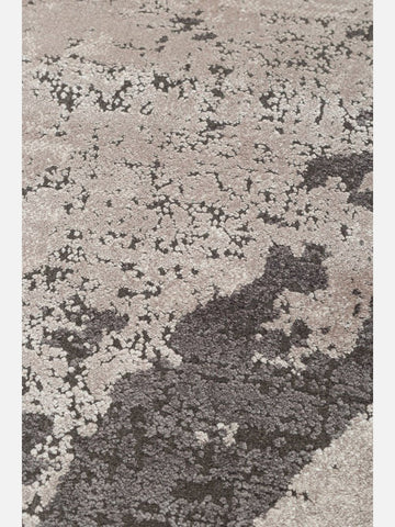 Monza Art Geometrik Desenli Yüksek Kalite Sık Dokuma Parlak Modern Salon Halısı 02 CREAM GREY Q - Carpetdocia