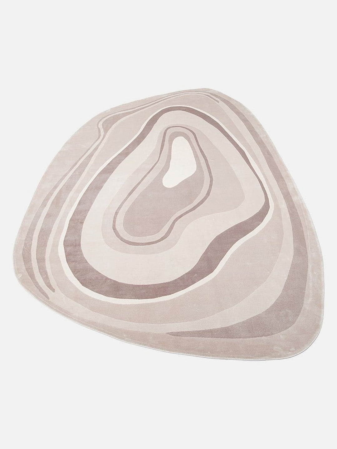 Monza Art High-Quality, Tightly Woven, Shiny Modern Living Room Rug with Geometric Pattern 05 CREAM GREY