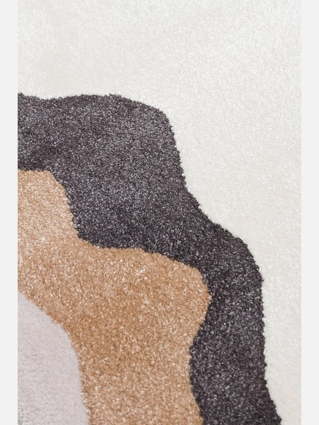 Monza Art Geometrik Desenli Yüksek Kalite Sık Dokuma Parlak Modern Salon Halısı 10 CREAM GOLD - Carpetdocia