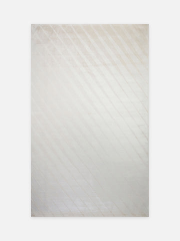 Monza Geometrik Desenli Yüksek Kalite Sık Dokuma Parlak Modern Salon Halısı 02 CREAM - Carpetdocia - kusbakisi