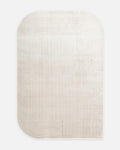 Monza Geometric-Patterned High-Quality Dense-Woven Shiny Modern Living Room Rug 03 CREAM GREY