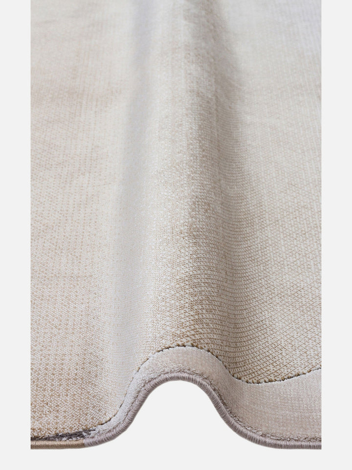 Monza Geometrik Desenli Yüksek Kalite Sık Dokuma Parlak Modern Salon Halısı 06 CREAM GOLD - Carpetdocia