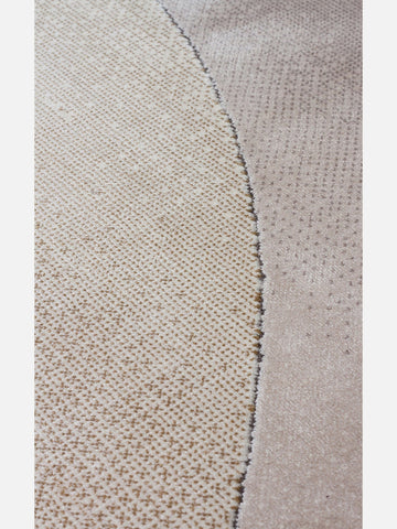 Monza Geometrik Desenli Yüksek Kalite Sık Dokuma Parlak Modern Salon Halısı 06 CREAM GOLD - Carpetdocia