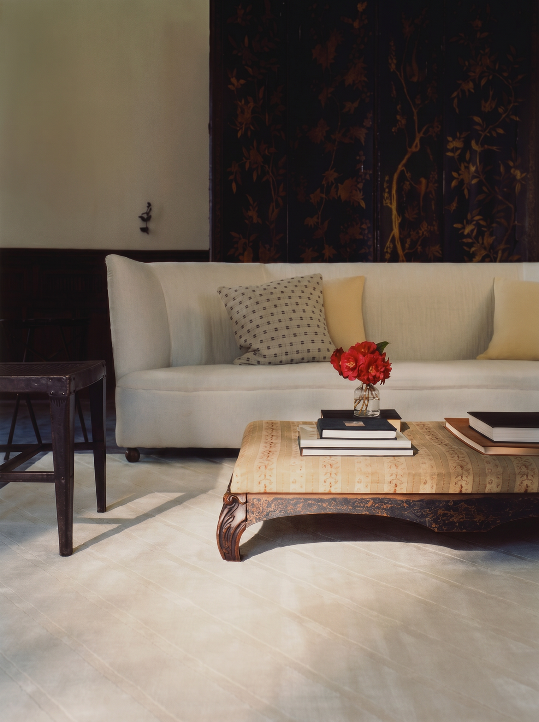 Monza Geometrik Desenli 02 CREAM mekan görünümü 1