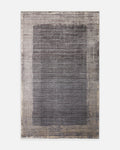 Mumbai Series Art Deco Patterned High-Quality Densely Woven Lustrous Living Room Rug 01 ANTHRACITE GOLD