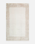 Mumbai Series Art Deco Patterned High-Quality Densely Woven Lustrous Living Room Rug 01 CREAM GOLD