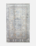 Mumbai Series Classic Patterned High-Quality Densely Woven Lustrous Living Room Rug 04 ANTHRACITE GOLD