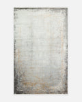 Mumbai Series Classic Patterned High-Quality Densely Woven Lustrous Living Room Rug 09 GREY GOLD