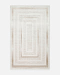 Mumbai Series Classic Patterned High-Quality Densely Woven Lustrous Living Room Rug 13 CREAM BEIGE