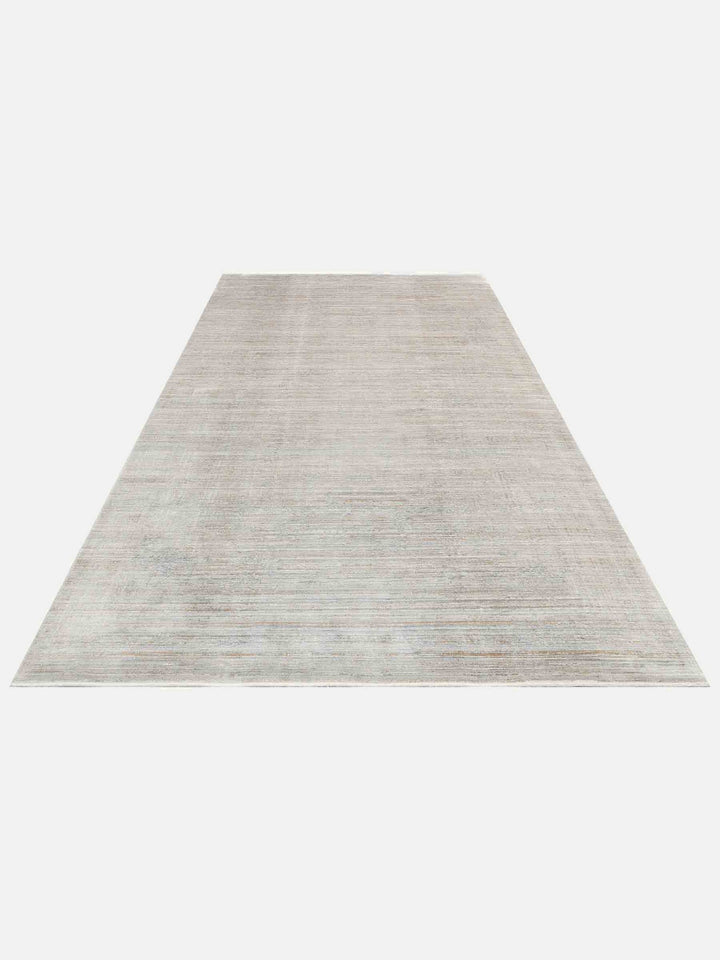 Mumbai Serisi Modern Desenli Yüksek Kalite Sık Dokuma Parlak Salon Halısı 02 STONE - Carpetdocia