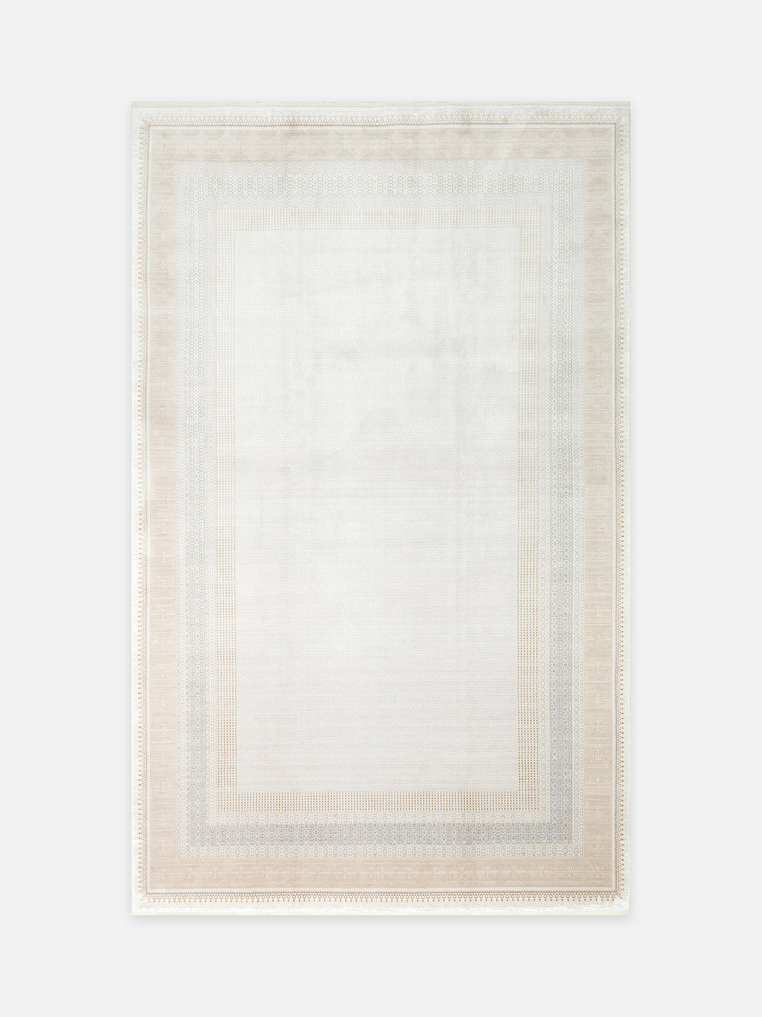 Mumbai Serisi Modern Desenli Yüksek Kalite Sık Dokuma Parlak Salon Halısı 07 CREAM GOLD - Carpetdocia - kusbakisi