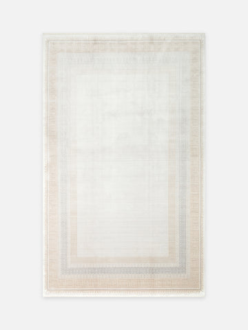 Mumbai Serisi Modern Desenli Yüksek Kalite Sık Dokuma Parlak Salon Halısı 07 CREAM GOLD - Carpetdocia - kusbakisi