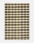 Oasis 100%羊毛手工制作基里姆地毯 OLIVE CHECK