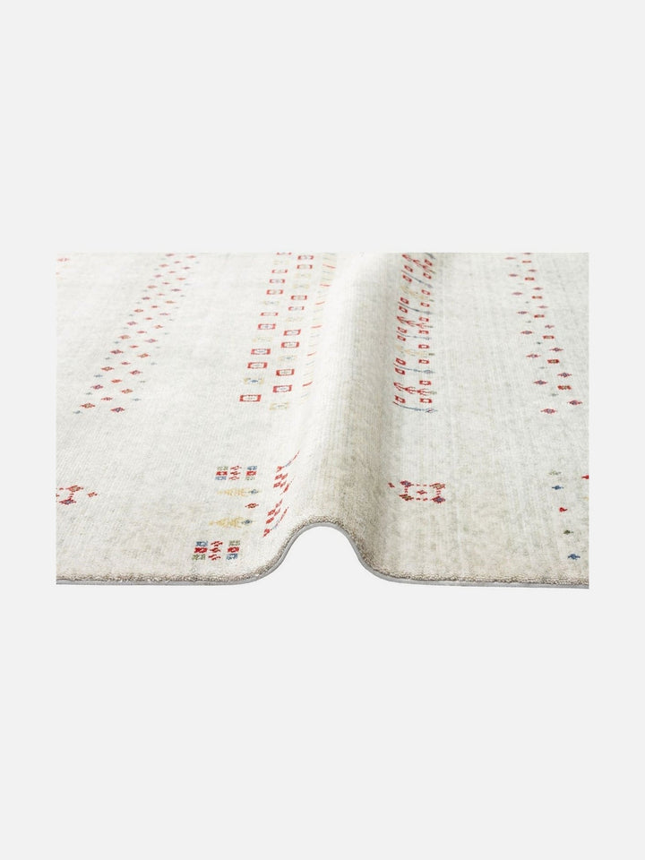 Oushak Carnaval 100% Natural Easy-to-Clean Handcrafted TENCEL™ Modern Usak Rug 06 BEIGE