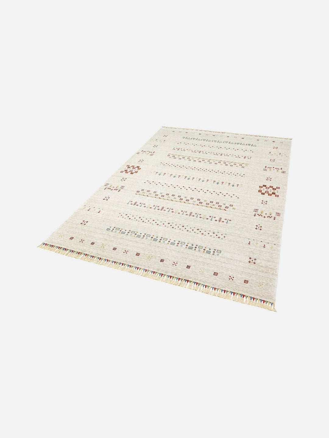 Oushak Carnaval 100% Natural Easy-to-Clean Handcrafted TENCEL™ Modern Usak Rug 06 BEIGE