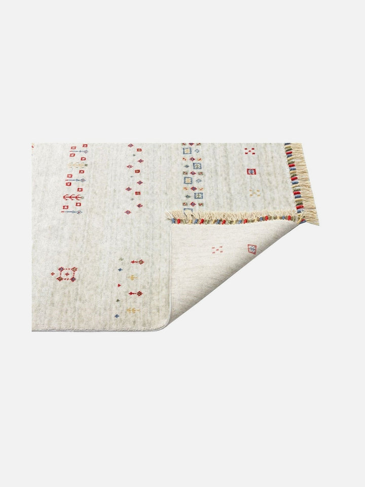 Oushak Carnaval 100% Natural Easy-to-Clean Handcrafted TENCEL™ Modern Usak Rug 06 BEIGE