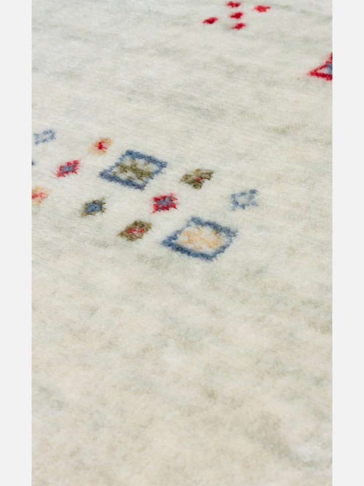 Oushak Carnaval 100% Natural Easy-to-Clean Handcrafted TENCEL™ Modern Usak Rug 06 BEIGE Q