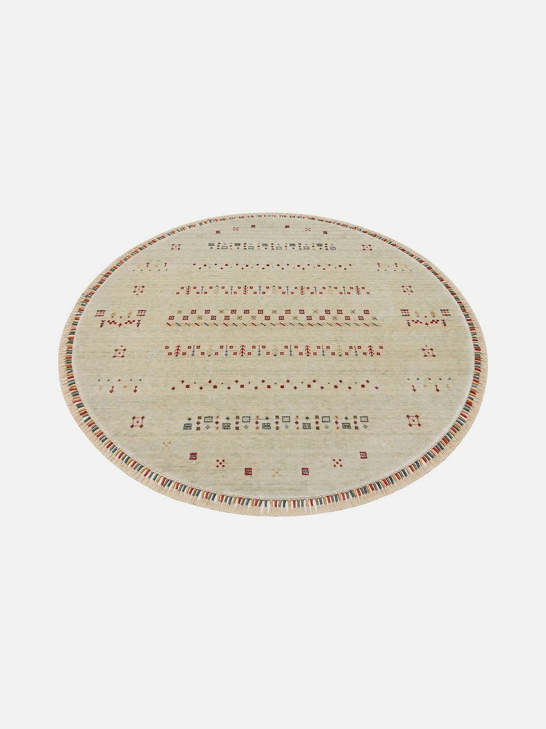 Oushak Carnaval 100% Natural Easy-to-Clean Handcrafted TENCEL™ Modern Usak Rug 06 BEIGE Q