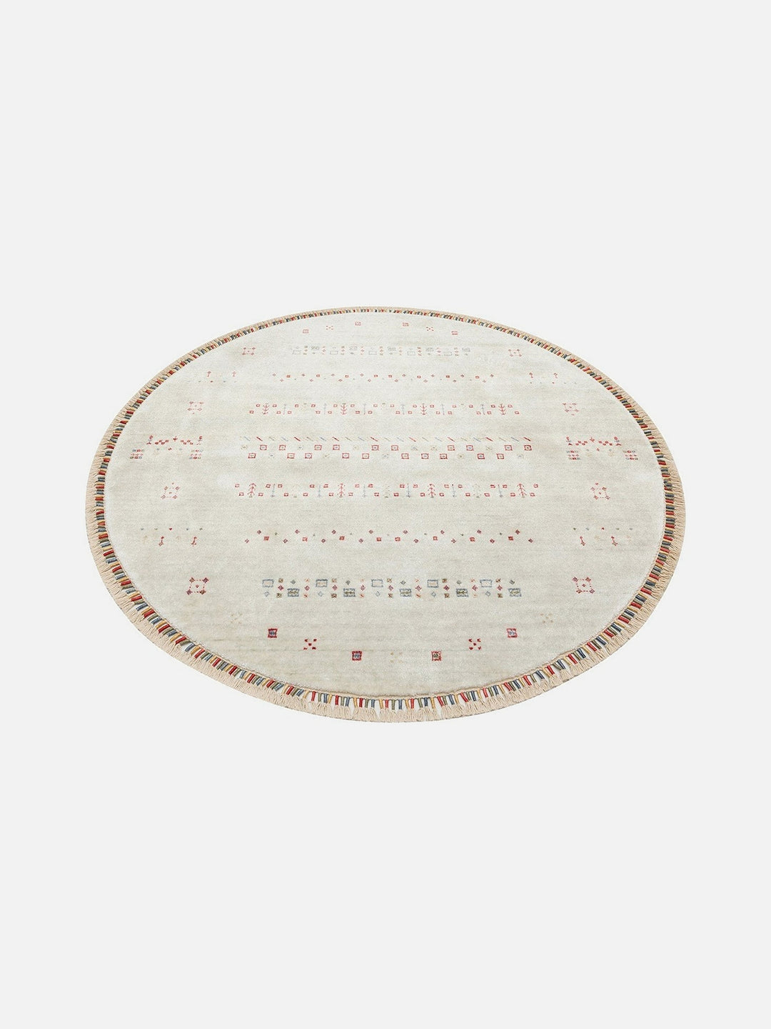 Oushak Carnaval 100% Natural Easy-to-Clean Handcrafted TENCEL™ Modern Usak Rug 06 BEIGE Q