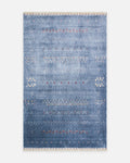 Oushak Carnaval 100%天然、易于清洁、手工制作的 TENCEL™ 现代乌沙克地毯 06 蓝色