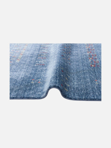 Oushak Carnaval 100% Natural Easy-to-Clean Handcrafted TENCEL™ Modern Usak Rug 06 BLUE