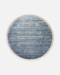 Oushak Carnaval 100%天然、易于清洁、手工制作的 TENCEL™ 现代乌沙克地毯 06 蓝色 Q