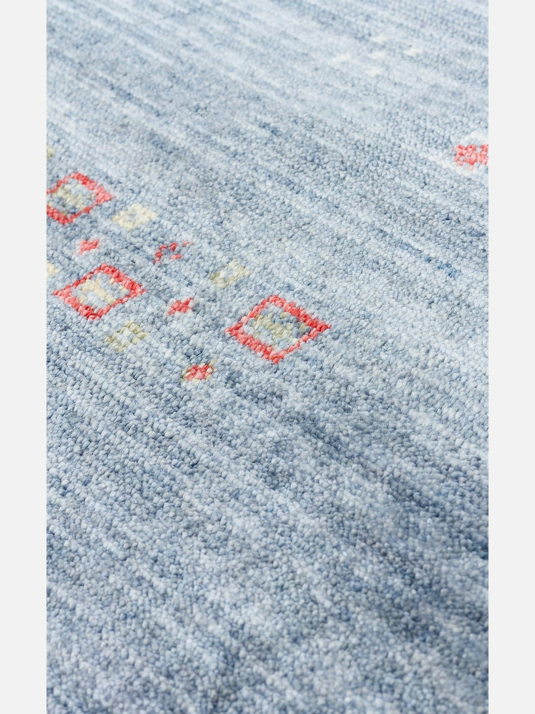 Oushak Carnaval 100% Natural Easy-to-Clean Handcrafted TENCEL™ Modern Usak Rug 06 BLUE Q