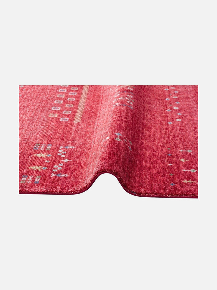 Oushak Carnaval 100% Natural Easy-to-Clean Handcrafted TENCEL™ Modern Usak Rug 06 RED
