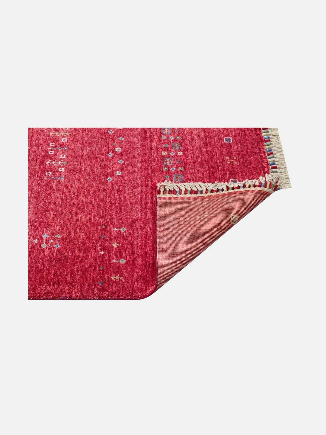 Oushak Carnaval 100% Natural Easy-to-Clean Handcrafted TENCEL™ Modern Usak Rug 06 RED