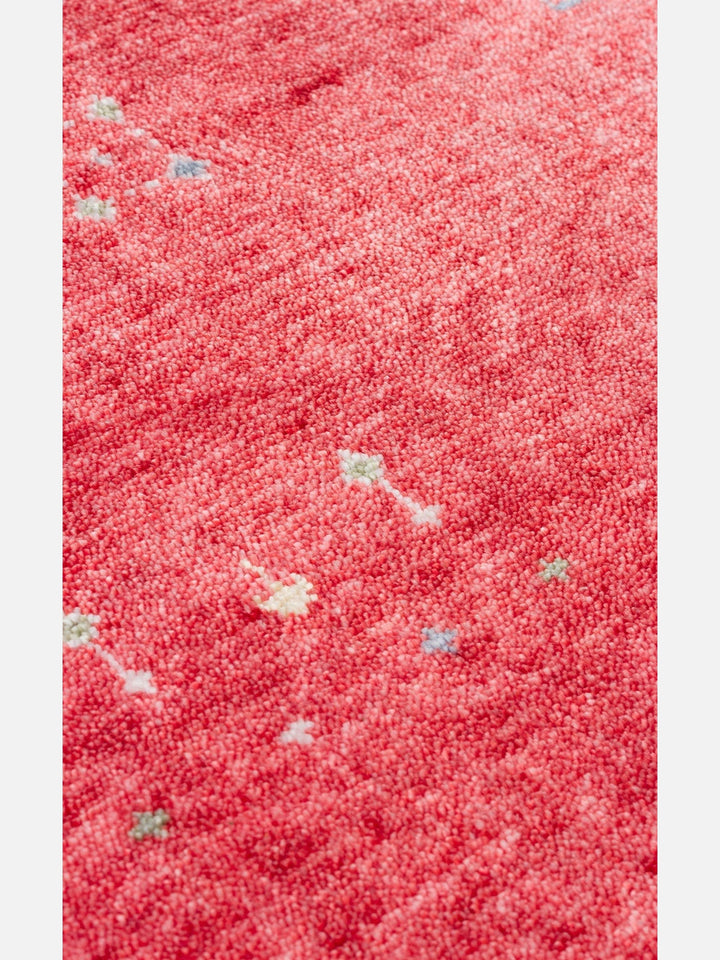 Oushak Carnaval 100% Natural Easy-to-Clean Handcrafted TENCEL™ Modern Usak Rug 06 RED Q