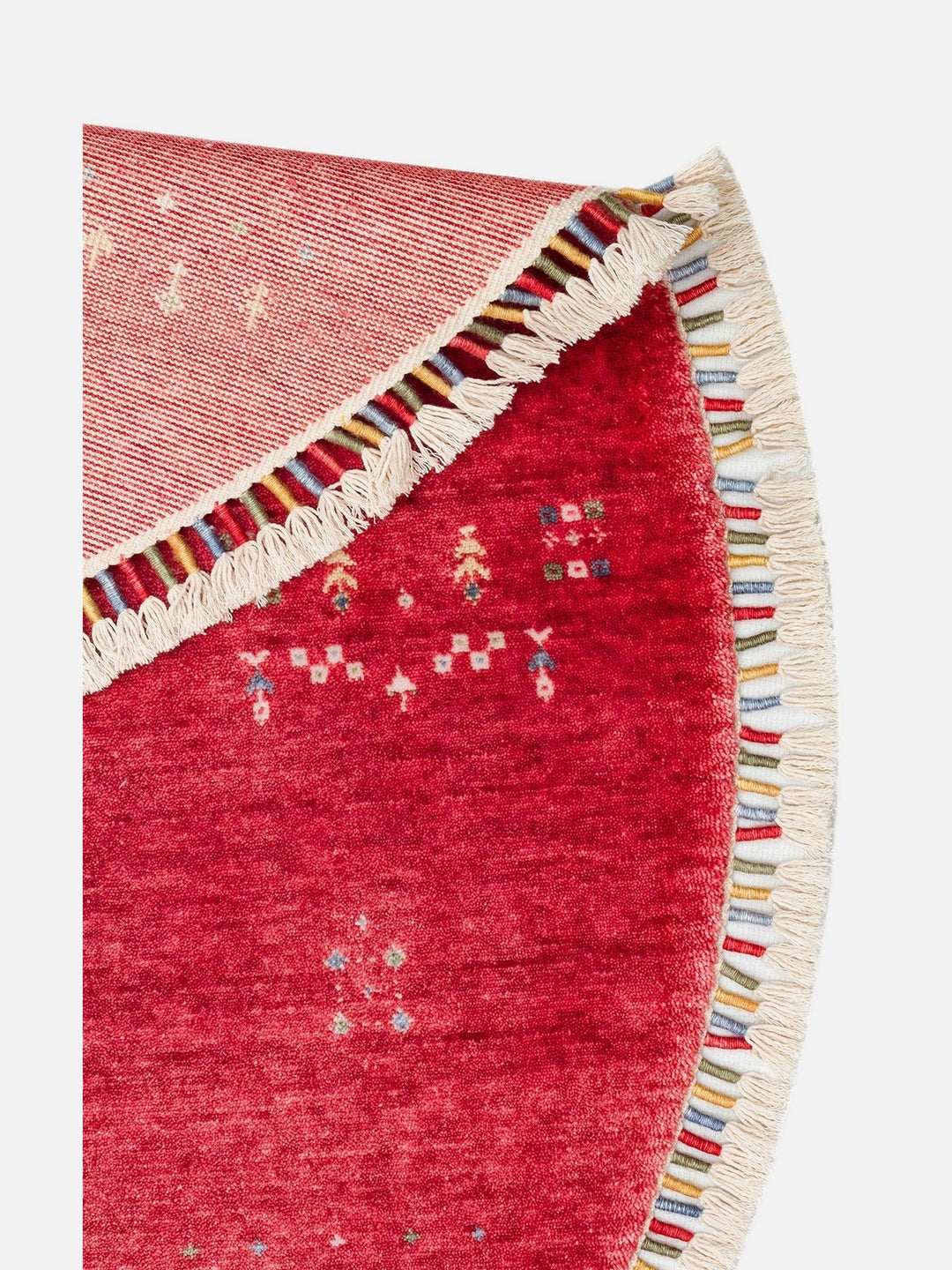 Oushak Carnaval 100% Natural Easy-to-Clean Handcrafted TENCEL™ Modern Usak Rug 06 RED Q