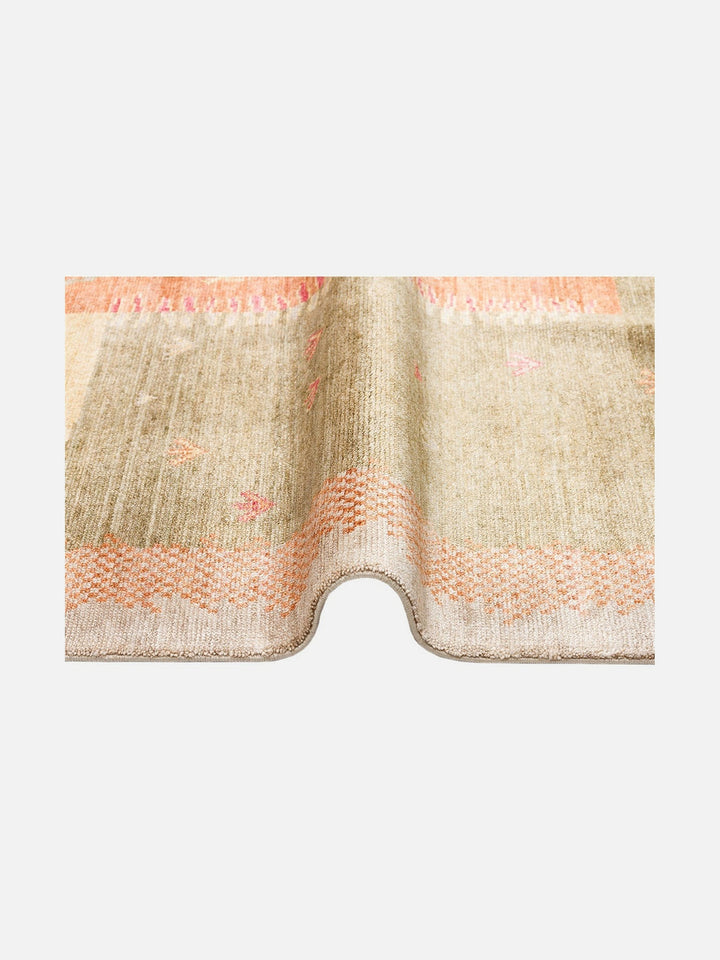 Oushak Carnaval 100% Natural Easy-to-Clean Handcrafted TENCEL™ Modern Usak Rug 07 BEIGE AUTUMN