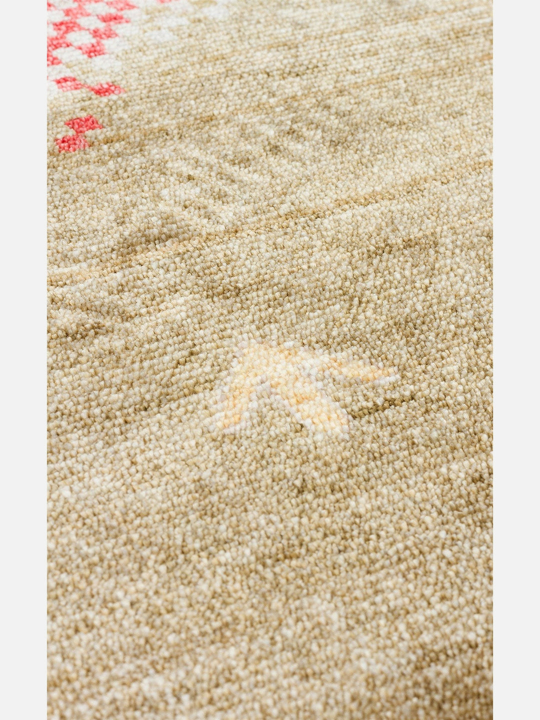 Oushak Carnaval %100 Naturel Kolay Temizlenir El Emeğiyle Üretilen TENCEL™ Modern Uşak Halısı 07 BEIGE AUTUMN Q - Carpetdocia