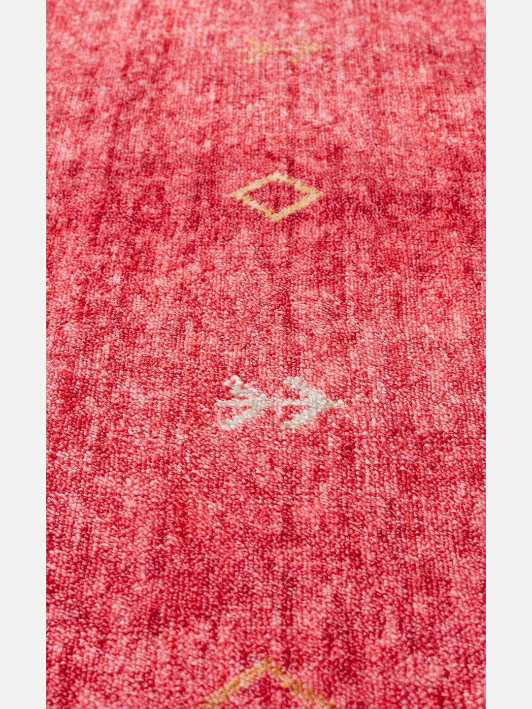 Oushak Carnaval 100% Natural Easy-to-Clean Handcrafted TENCEL™ Modern Usak Rug 11 RED AUTUMN