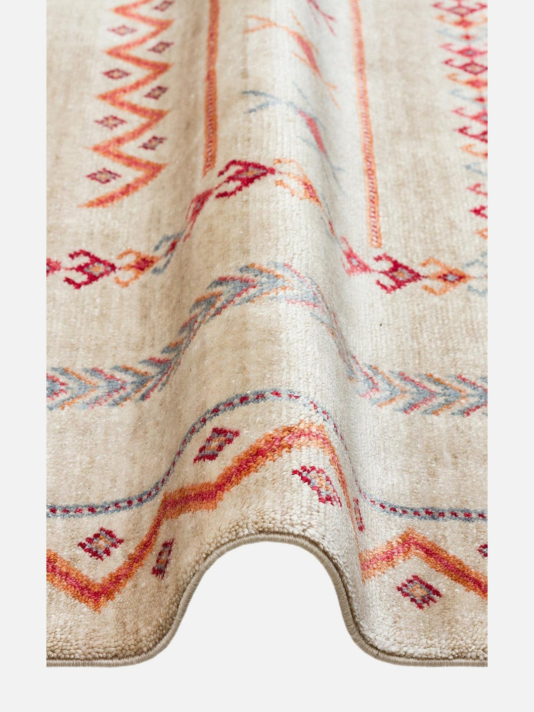 Oushak Carnaval 100% Natural Easy-to-Clean Handcrafted TENCEL™ Modern Oushak Rug 20 LIGHT MULTY