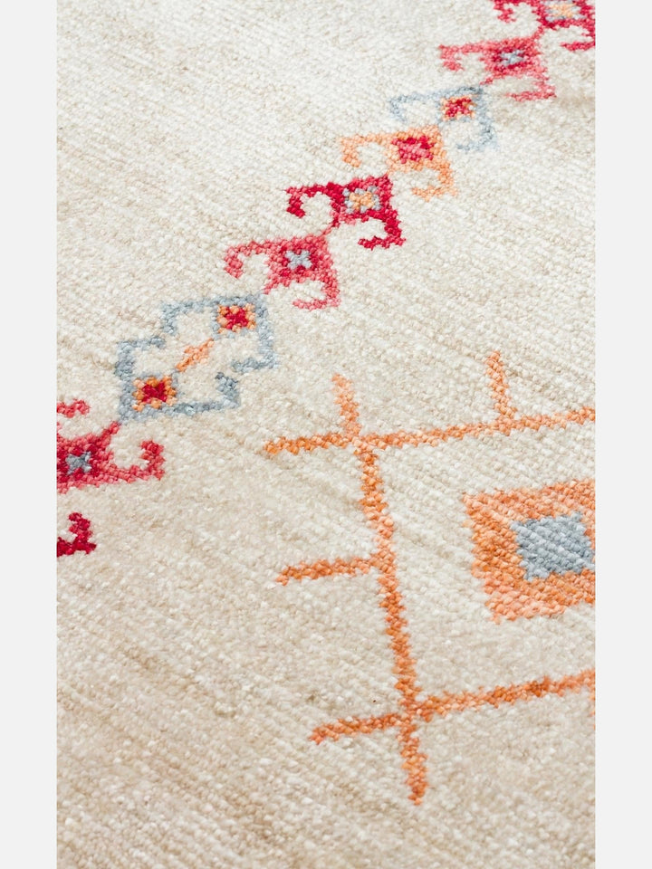 Oushak Carnaval 100% Natural Easy-to-Clean Handcrafted TENCEL™ Modern Oushak Rug 20 LIGHT MULTY