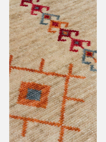 Oushak Carnaval 100% Natural Easy-to-Clean Handcrafted TENCEL™ Modern Oushak Rug 20 LIGHT MULTY