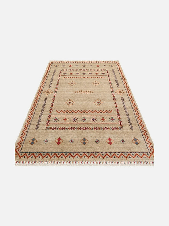 Oushak Carnaval 100% Natural Easy-to-Clean Handcrafted TENCEL™ Modern Oushak Rug 20 LIGHT MULTY