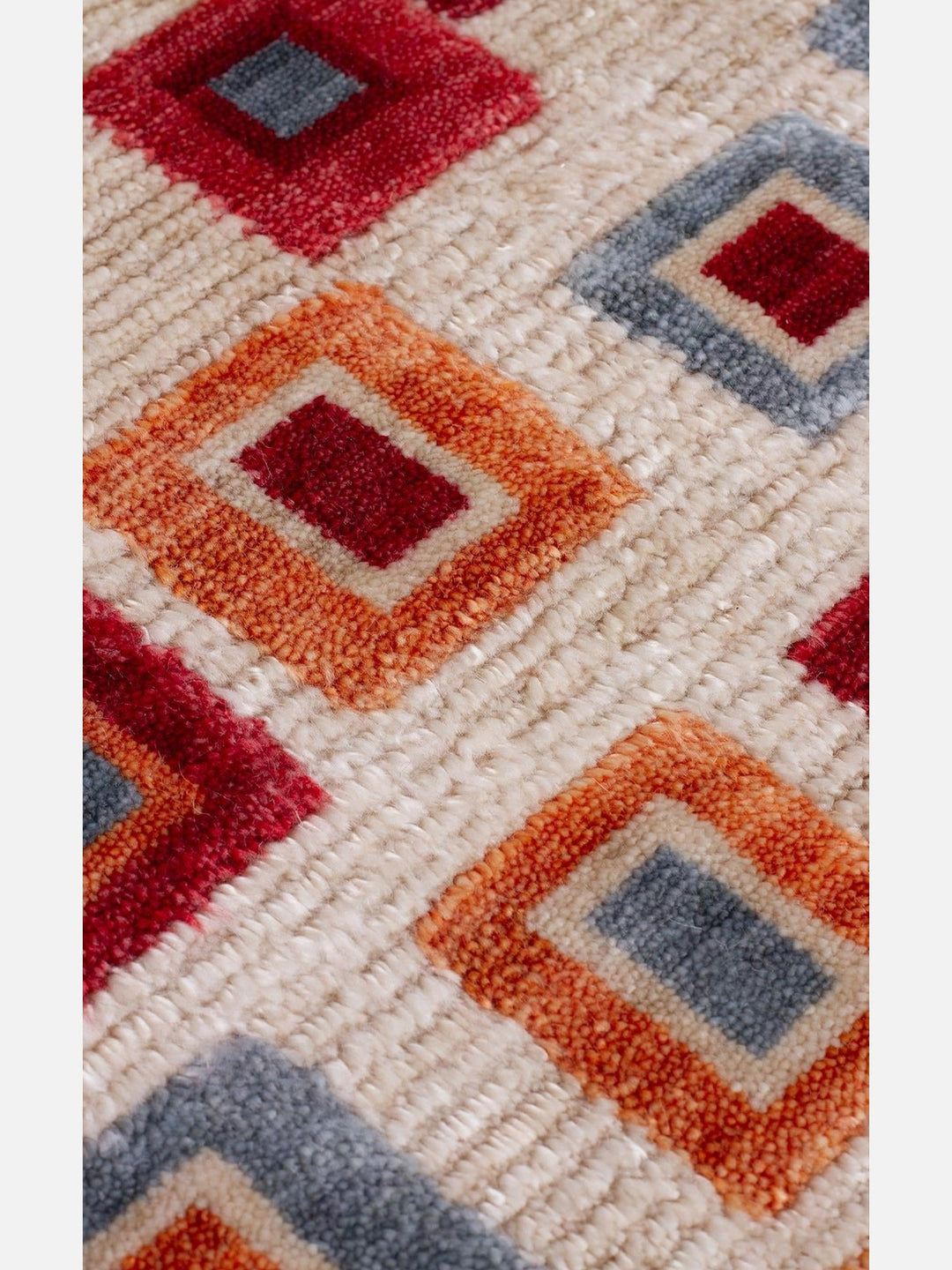 Oushak Carnaval 100% Natural Easy-to-Clean Handcrafted TENCEL™ Modern Oushak Rug 21 BEIGE MULTY