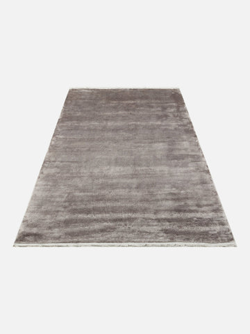 Oushak Plain %100 Naturel Düz Renk El Emeğiyle Özel Tezgahlarda Üretilen Viskon Uşak Halısı PLAIN GR - Carpetdocia