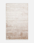 Oushak Plain 100% Natural Solid-Color Handcrafted Viscose Oushak Rug Made on Special Looms PLNBEGTN