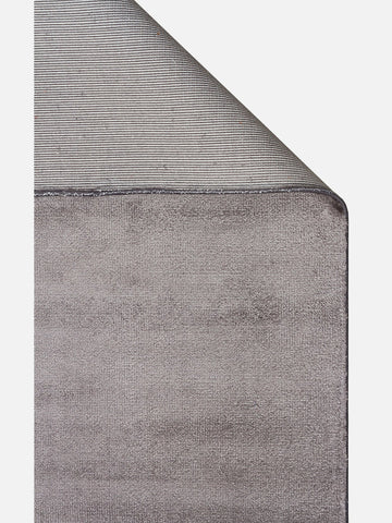 Oushak Plain %100 Naturel Düz Renk El Emeğiyle Özel Tezgahlarda Üretilen Viskon Uşak Halısı PLNDGREY - Carpetdocia