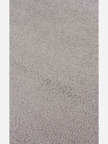 Oushak Plain %100 Naturel Düz Renk El Emeğiyle Özel Tezgahlarda Üretilen Viskon Uşak Halısı PLNDGREY - Carpetdocia