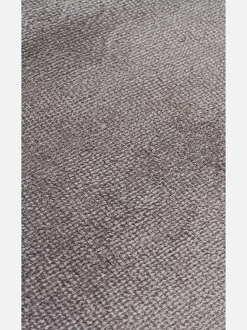 Oushak Plain %100 Naturel Düz Renk El Emeğiyle Özel Tezgahlarda Üretilen Viskon Uşak Halısı PLNDGREY - Carpetdocia