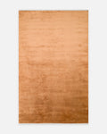 Oushak Plain 100% Natural Solid-Color Handcrafted Viscose Oushak Rug Made on Special Looms PLNTRR